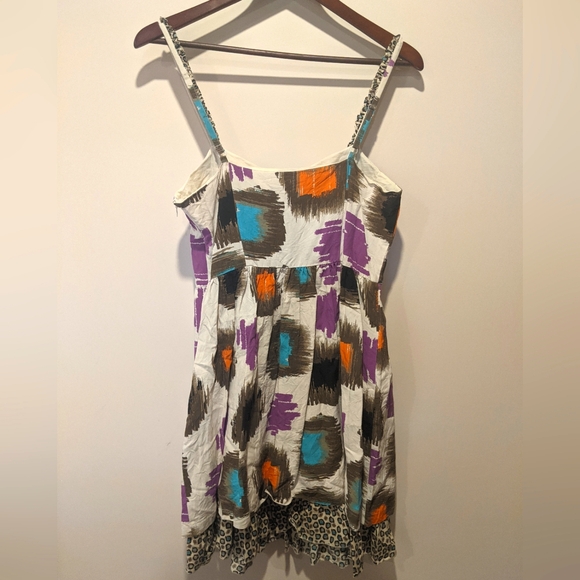 Kensie A-Line vibrant summer dress, size medium - Picture 3 of 10